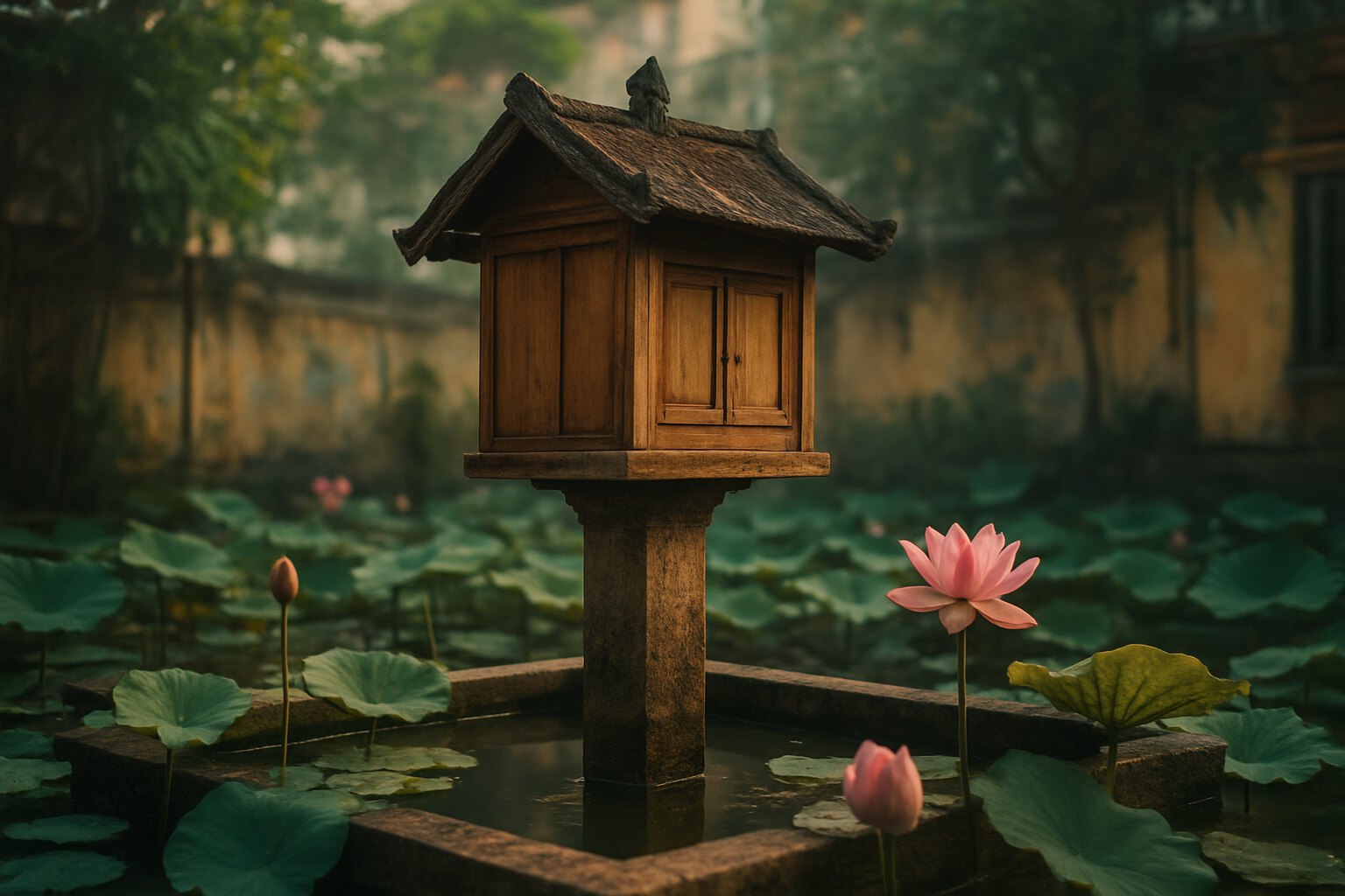 Ăn chay ở Ba Đình: chùa Trấn Quốc, chùa Một Cột và cây sen trong bếp chay