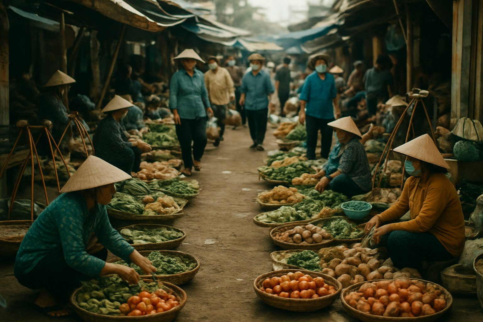 Ăn chay ở Ba Đồn: chợ chỉ họp vài ngày trong tháng, và cách người ta sống giữa hai phiên