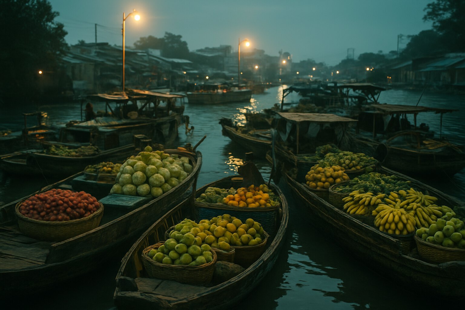 Ăn chay ở Ngã Năm: chợ nổi họp lúc ba giờ sáng và chuyện nó đang mất dần