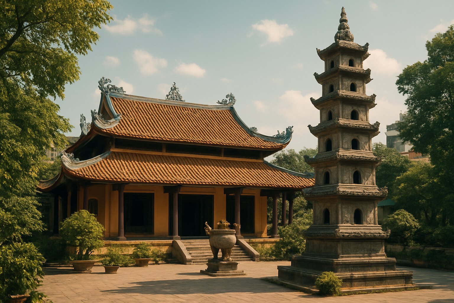 Ăn chay ở Quận 3: ngôi chùa Sài Gòn mang tên một ngôi chùa ở Bắc Giang
