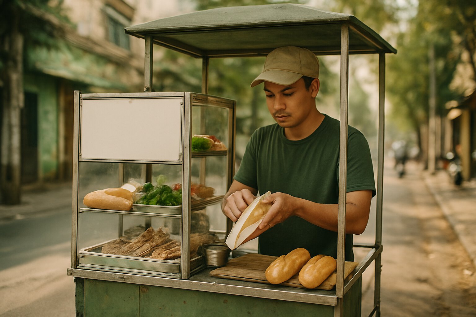 Bánh mì chay trong bản đồ ẩm thực đường phố Sài Gòn