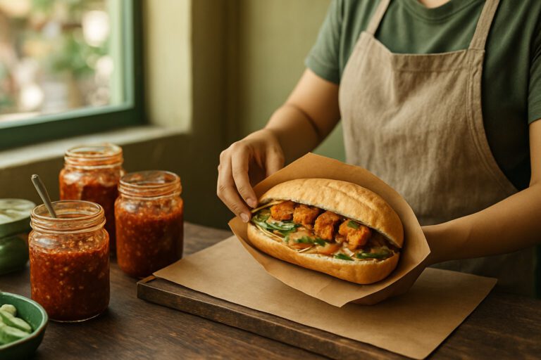 The spicy tofu vegan banh mi: who it is for, and how hot it really is