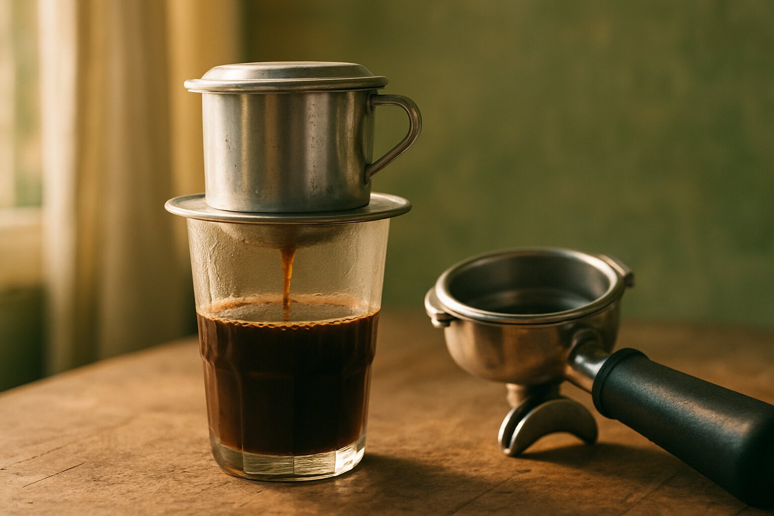 Phin coffee versus machine coffee: what changes when nut milk goes in