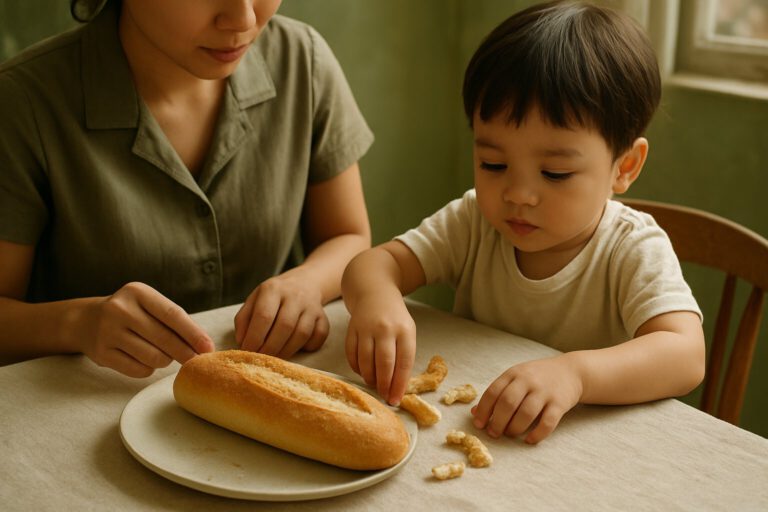 Teaching children not to waste food without turning dinner into a lecture