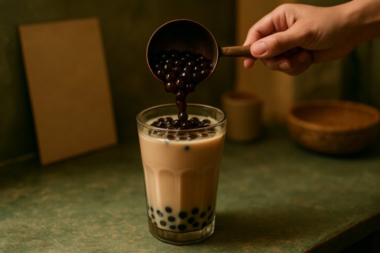Vegan nut milk bubble tea: what the pearls are actually made of